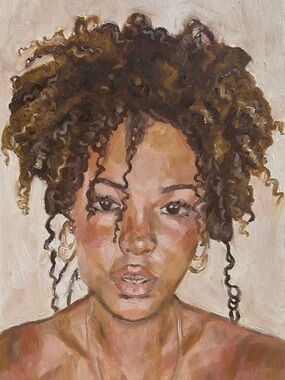 “Rooted Beauty” Original Oil Painting - oil on paper